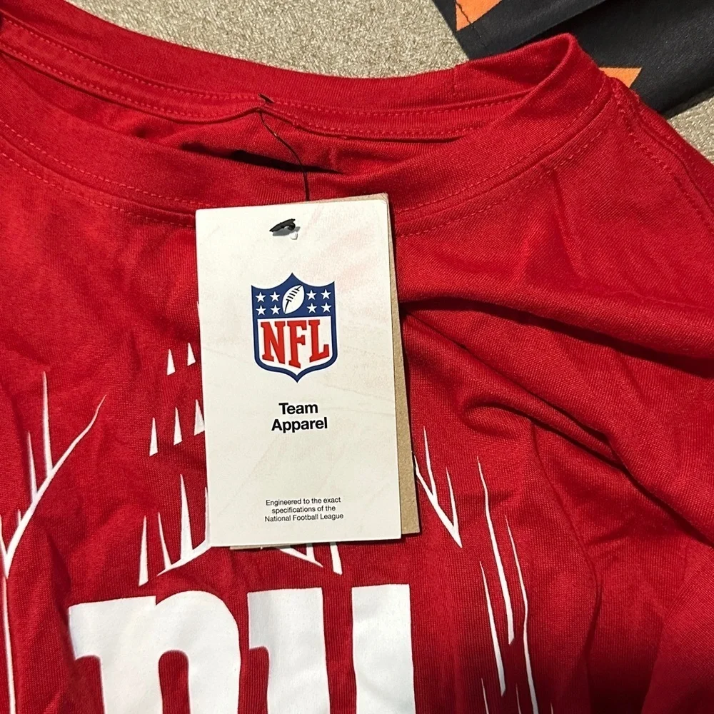 Nike Red Tee with White Logo Giants